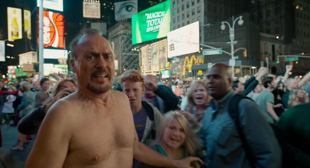 birdman michael keaton times square