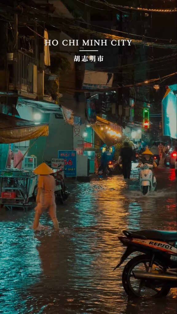 HCMC deep rain